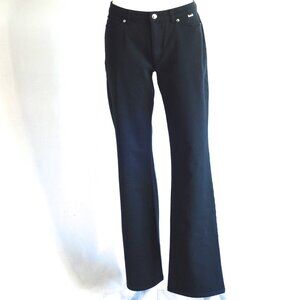 Escada Sport Black Jeans With Flared Boot Cut Bottoms - Italy